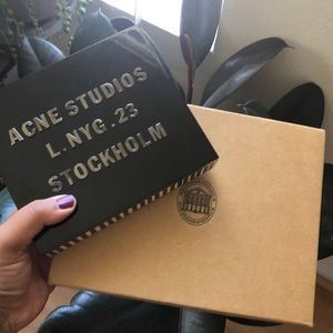 Acne Studios   Leather PVC Clutch